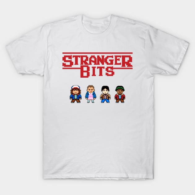 Stranger Bits White T-Shirt by Luve